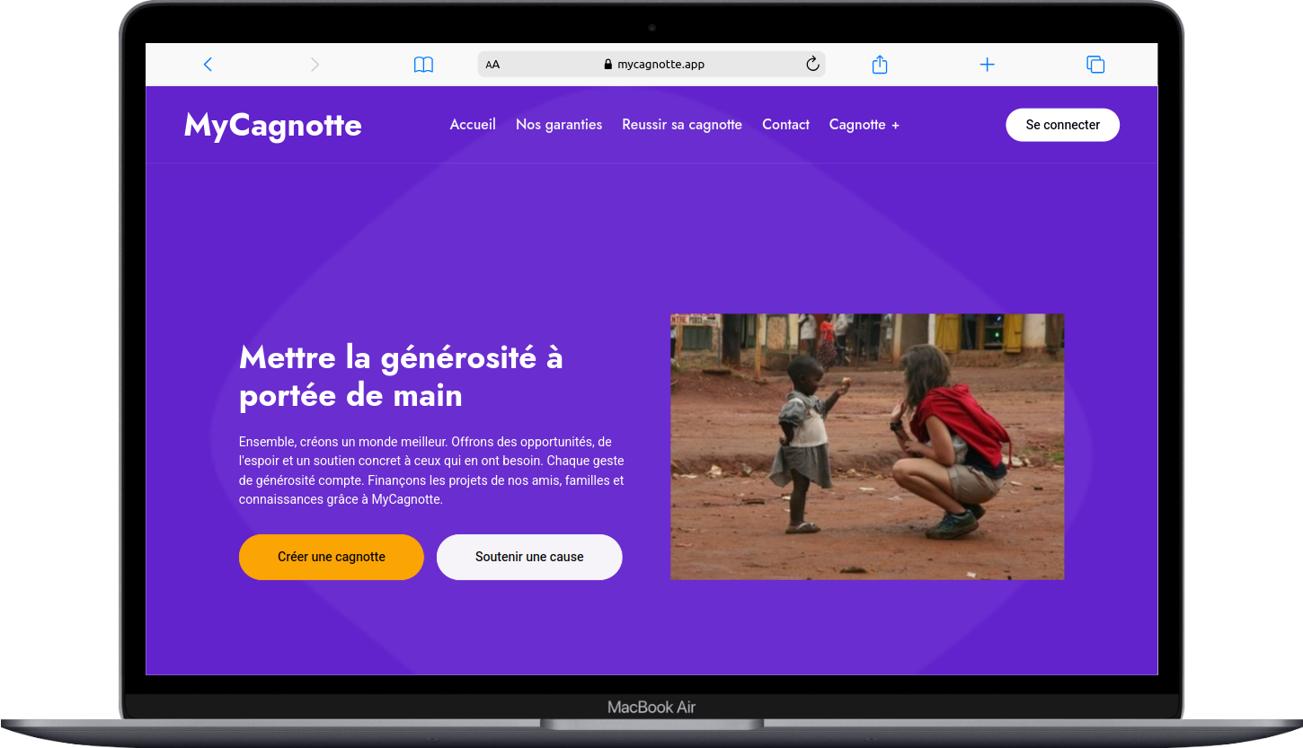 Aperçu du projet MYCAGNOTTE